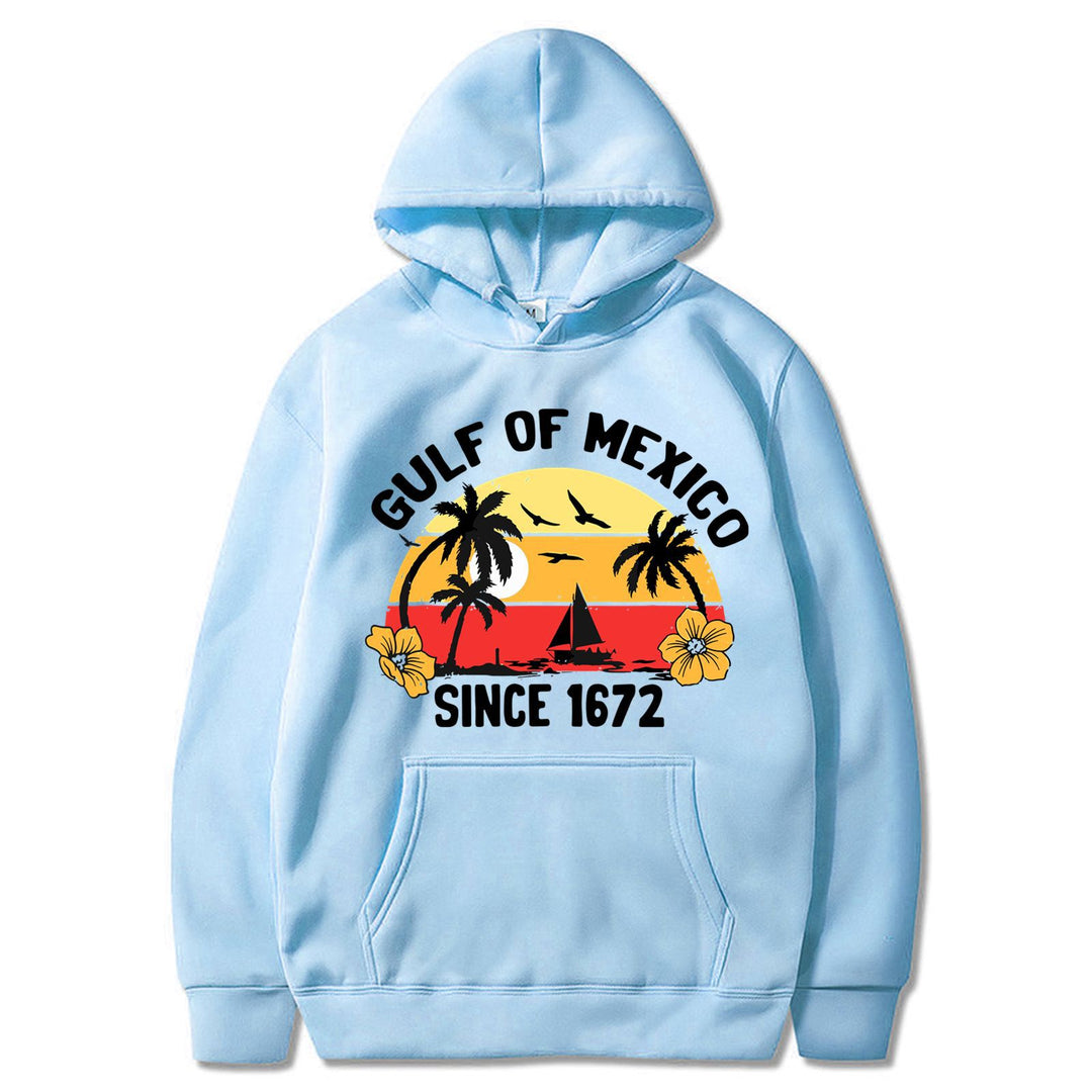 Women's hoodie with creative beach motif and high-quality fabric Lisslune