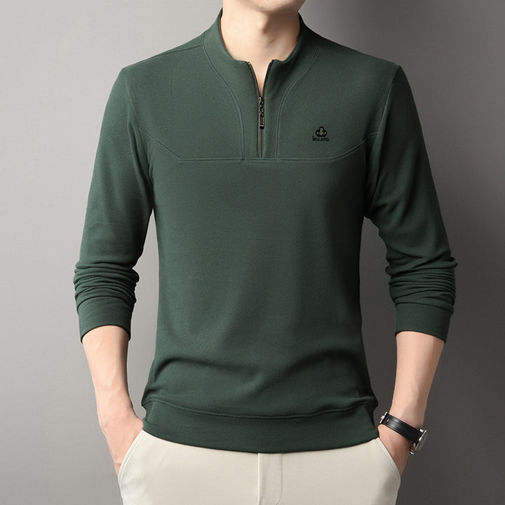 Men's functional pullover with half zipper and modern design Lisslune