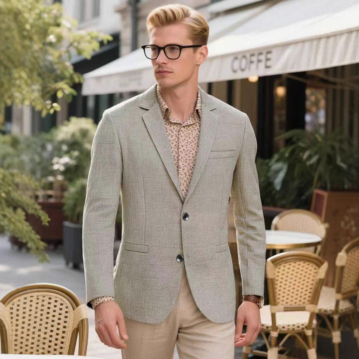 Men's summer lightweight fabric blazer Lisslune