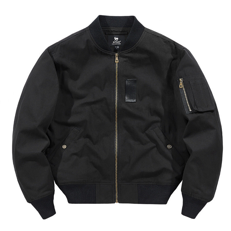 Men's Stylish Bomber Jacket with Practical Functional Pockets Lisslune