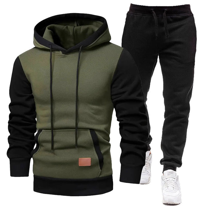 Men's Sporty Hoodie and Jogging Pants Set Lisslune