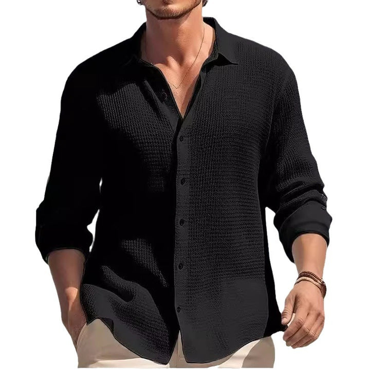 Men's casual long sleeve shirt Lisslune