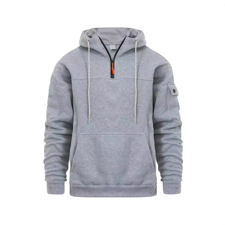 Men's hooded sweatshirt with practical pockets from Lisslune