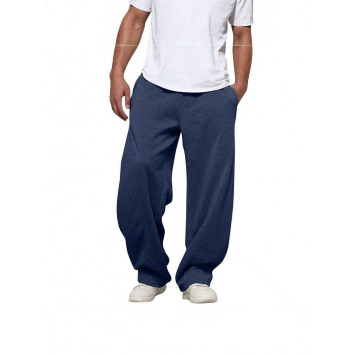 Men's loose-fitting jogging pants with a casual cut and practical pockets Lisslune