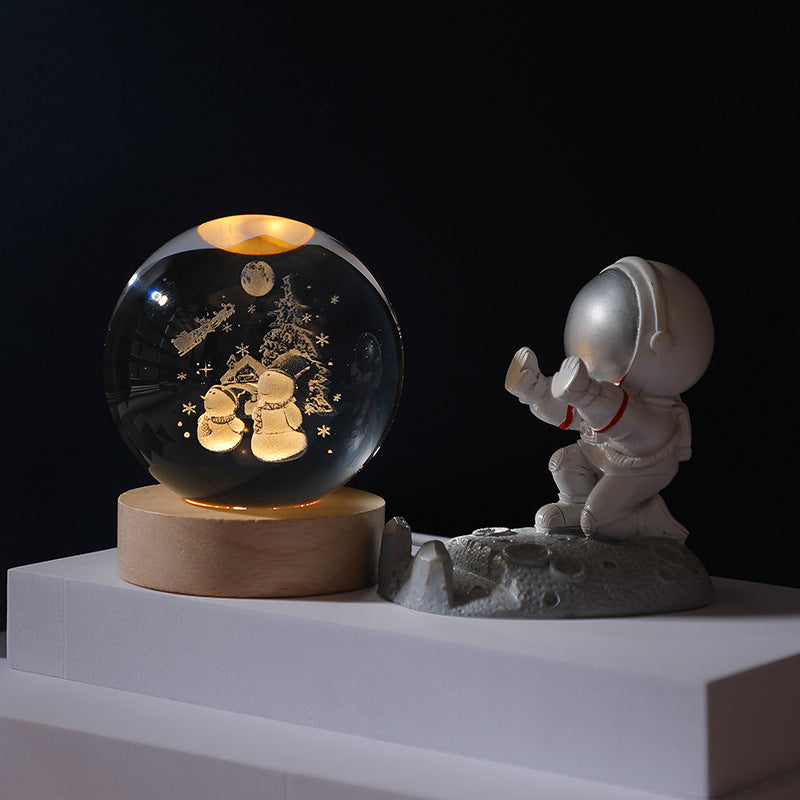 Lisslune | 3D Planet Crystal Ball