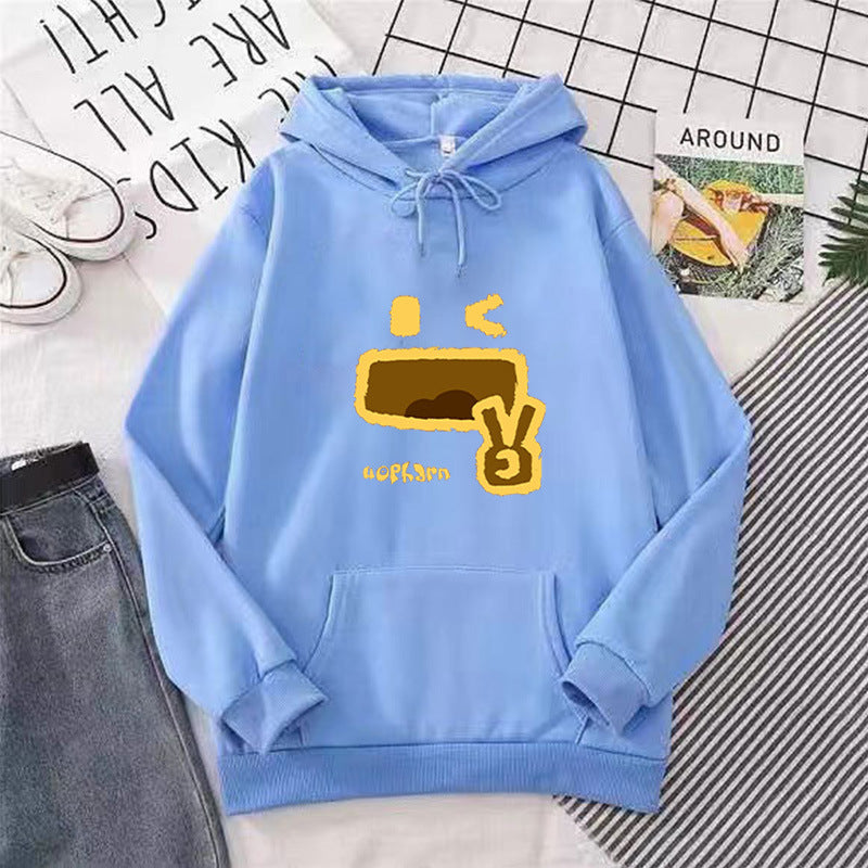 Women's hoodie with creative emoji design Lisslune