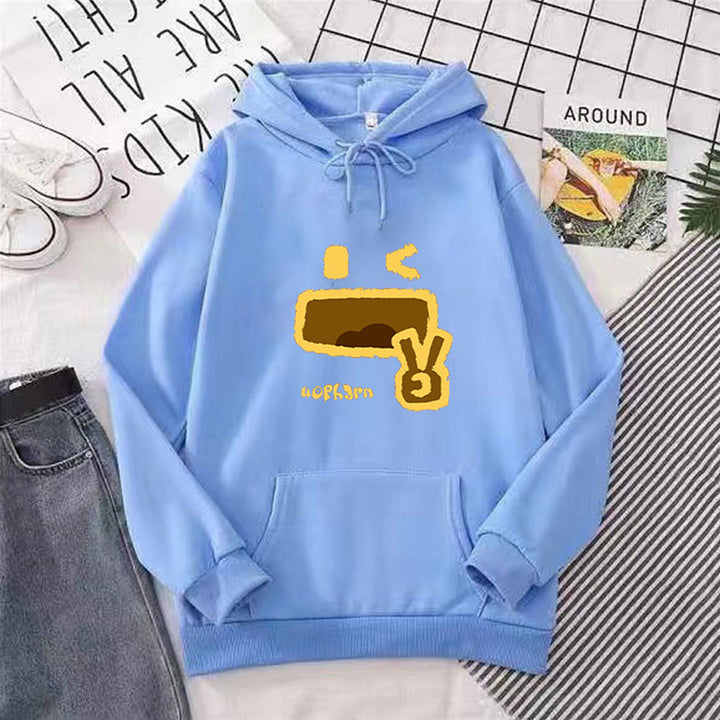 Women's hoodie with creative emoji design Lisslune