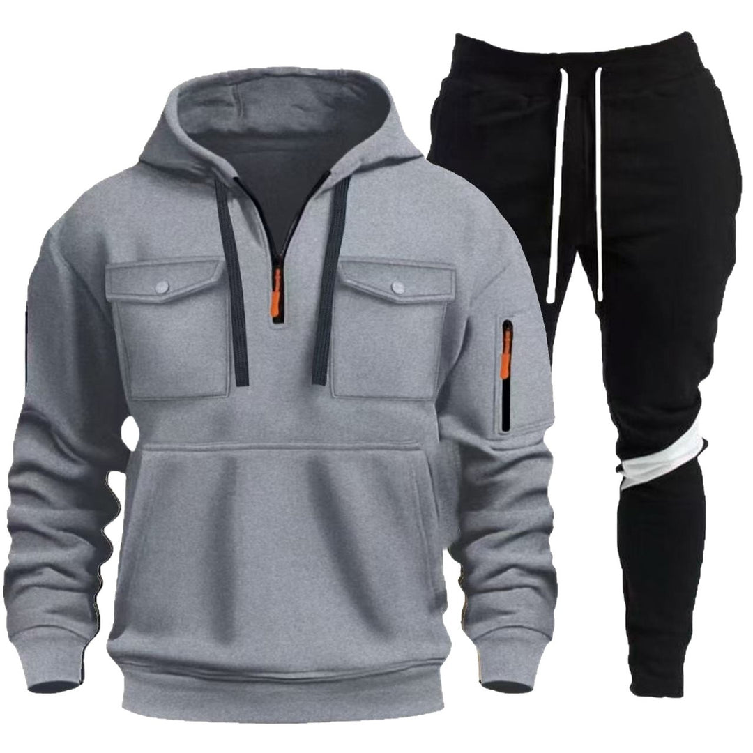 Men's practical hoodie with sports pants Lisslune