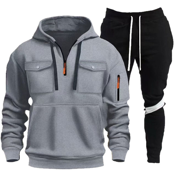 Men's practical hoodie with sports pants Lisslune