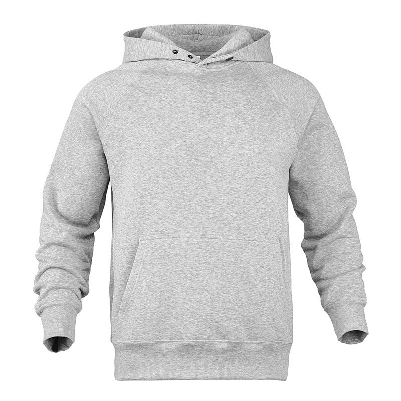 Men's hoodie with a casual cut and practical kangaroo pocket Lisslune