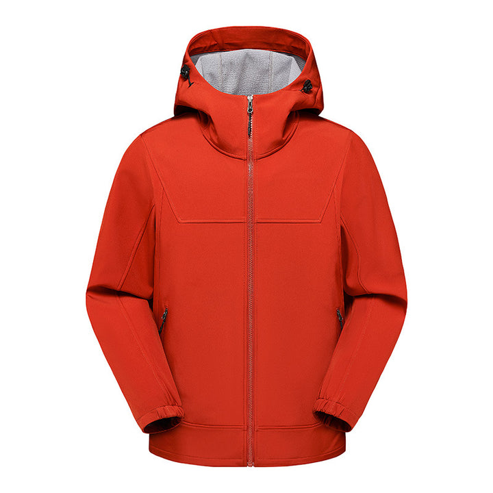 Men's technical multifunction jacket with adjustable hood collar and water-repellent material Lisslune