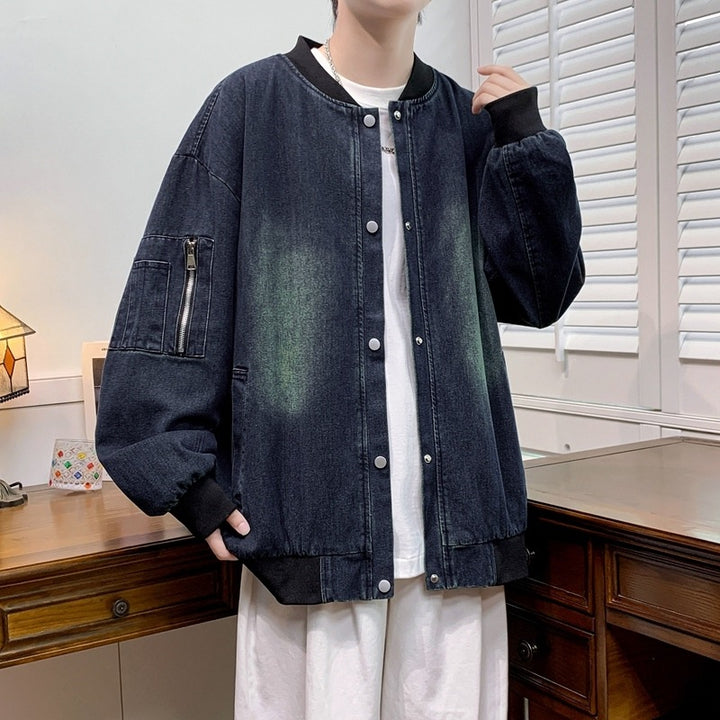 Men's casual bomber jacket with practical pockets and thermoregulating inner lining Lisslune