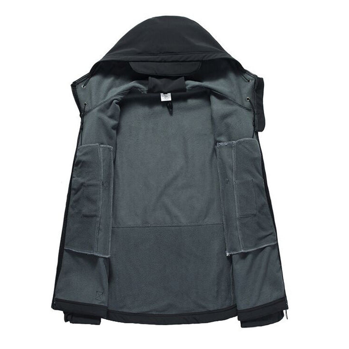 Men's weatherproof functional jacket with multifunctional pockets Lisslune