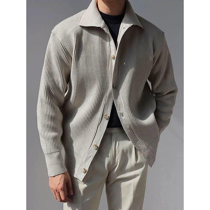 Men's Structured Button-Down Jacket Lisslune