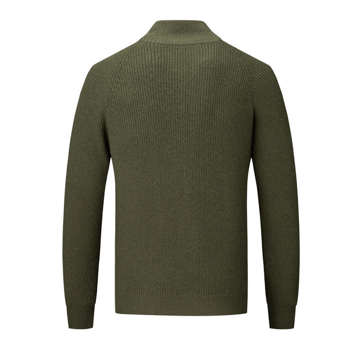 Men's cardigan with high collar Lisslune