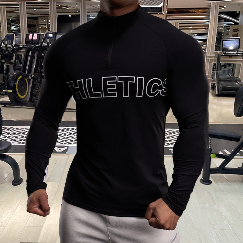 Men's Premium Long Sleeve Shirt with Zipper Lisslune