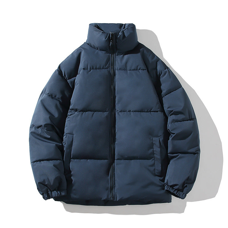 Men's insulated quilted jacket with high collar and elastic cuffs Lisslune