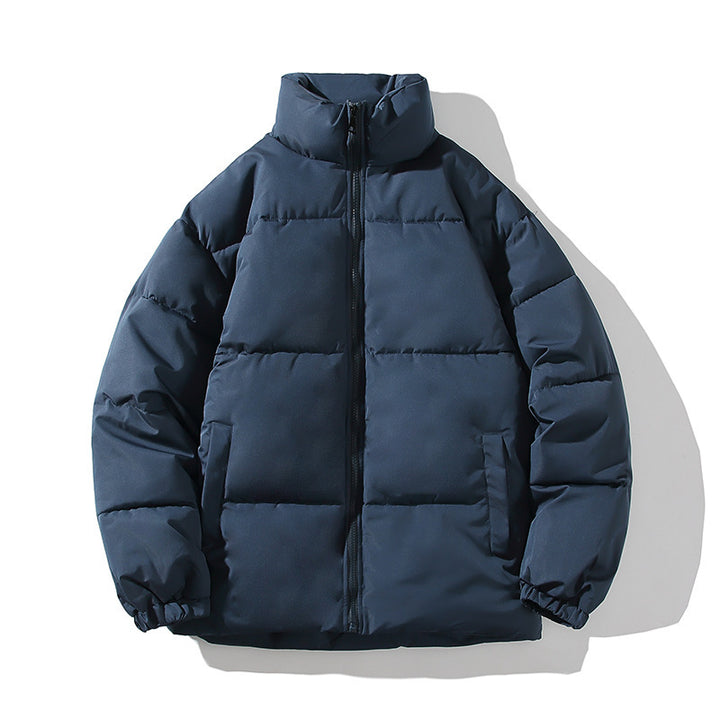 Men's insulated quilted jacket with high collar and elastic cuffs Lisslune