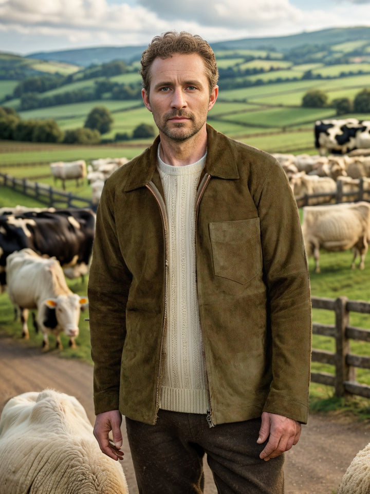 Men's fashionable softshell jacket with fold-up collar Lisslune