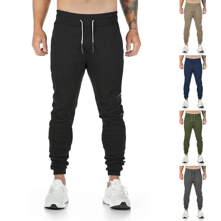 Men's Sporty Jogging Pants with Practical Zipper Pockets Lisslune
