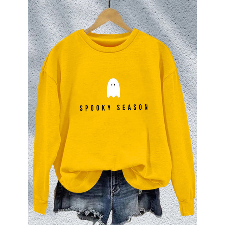Women's sweatshirt with casual spooky design and soft inner fleece Lisslune