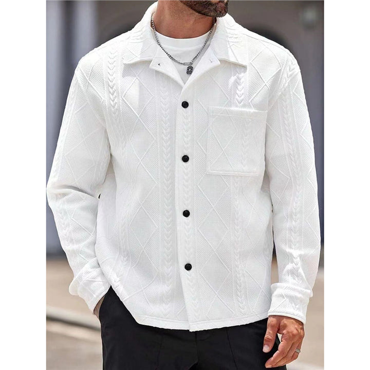 Men's textured leisure jacket Lisslune