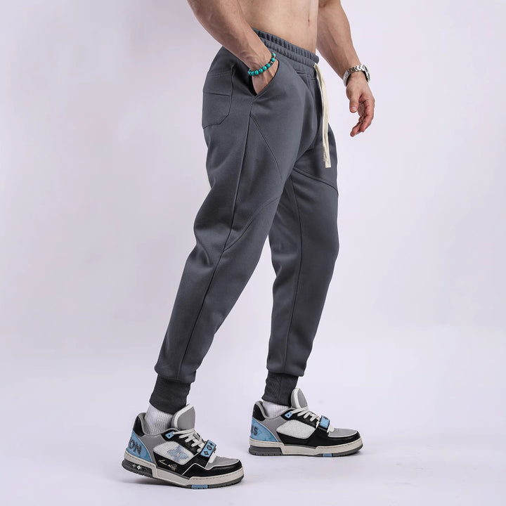 Men's Comfortable Jogging Pants with Elastic Waistband and Side Pockets Lisslune