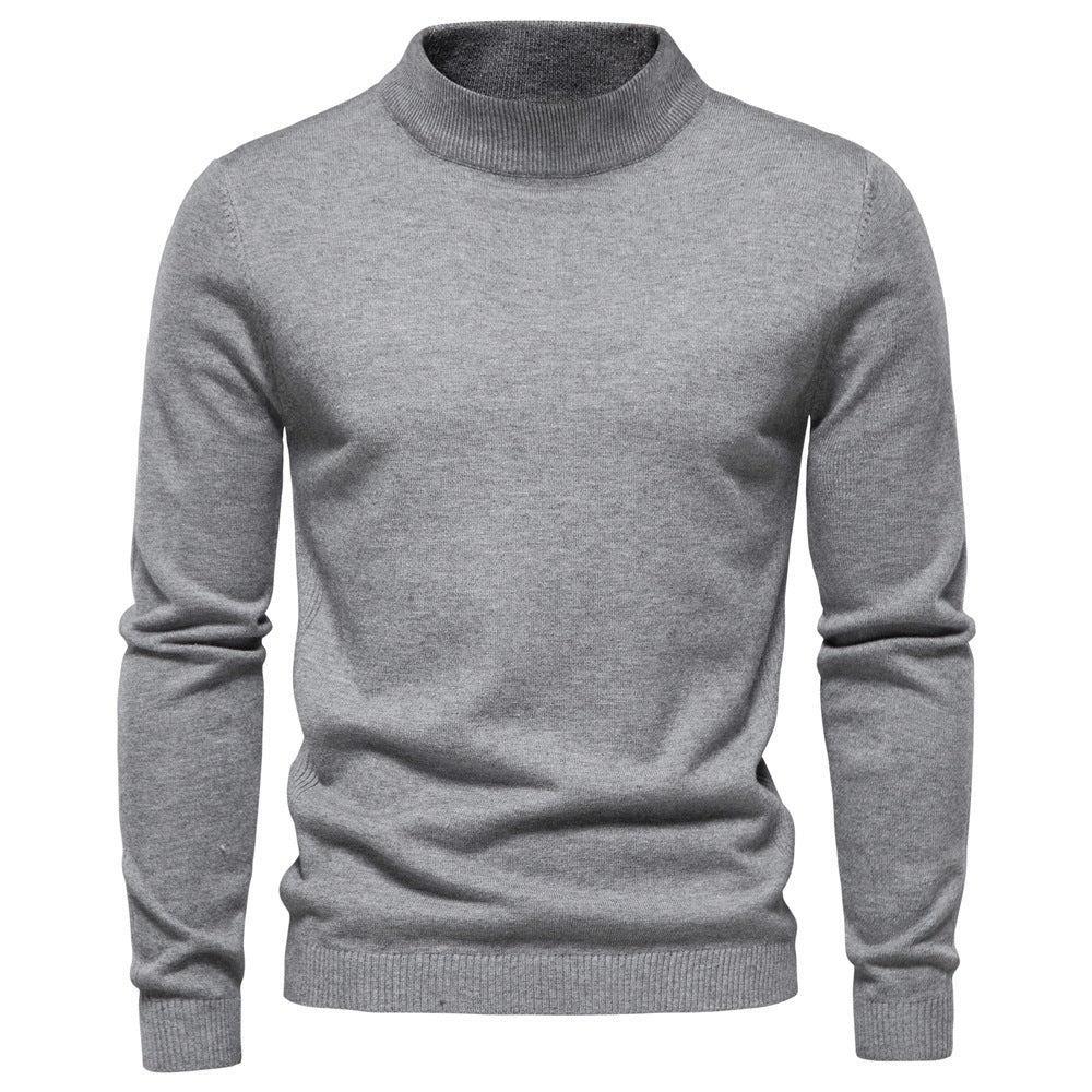 Men's elegant turtleneck sweater made of fine wool Lisslune
