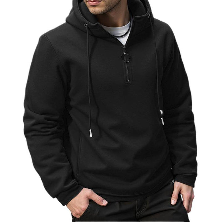 Men's hoodie with modern zipper and soft inner lining Lisslune
