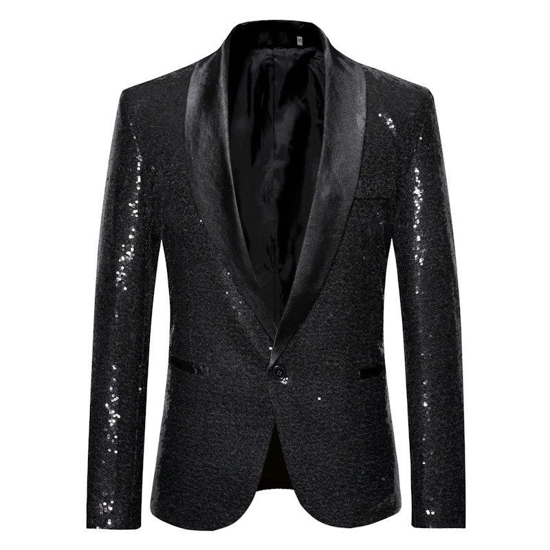 Men's glamorous sequin blazer Lisslune