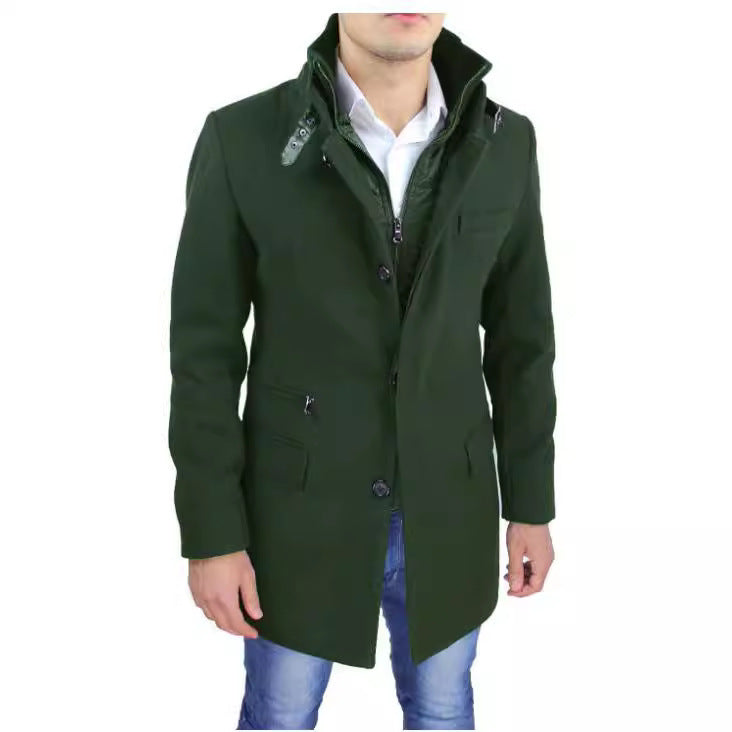 Men's stylish and functional transitional coat with removable inner jacket Lisslune