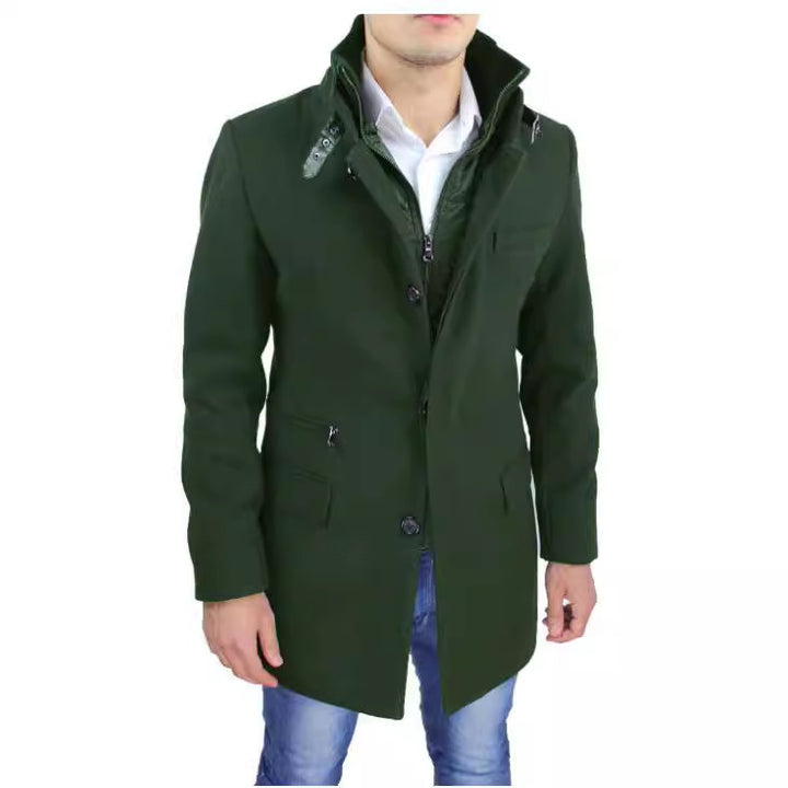 Men's stylish and functional transitional coat with removable inner jacket Lisslune
