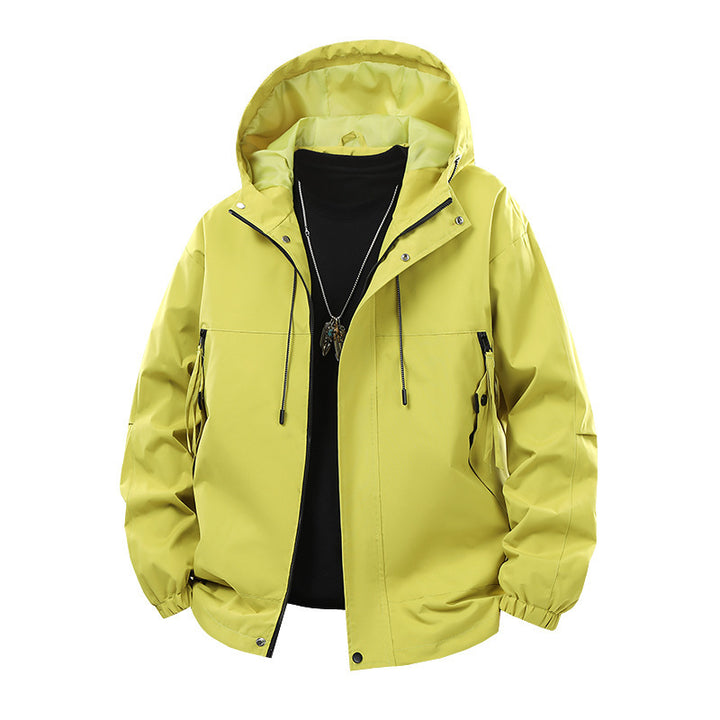 Men's technical outdoor jacket with breathable membrane and multifunctional pockets Lisslune