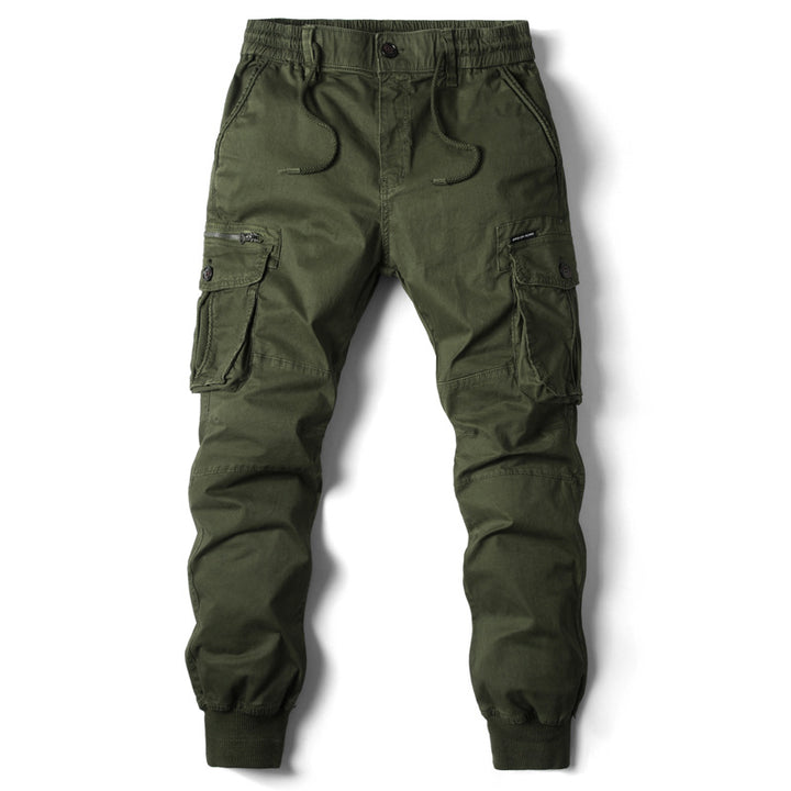 Men's Cargo Jogging Pants with Adjustable Waist and Practical Pockets Lisslune