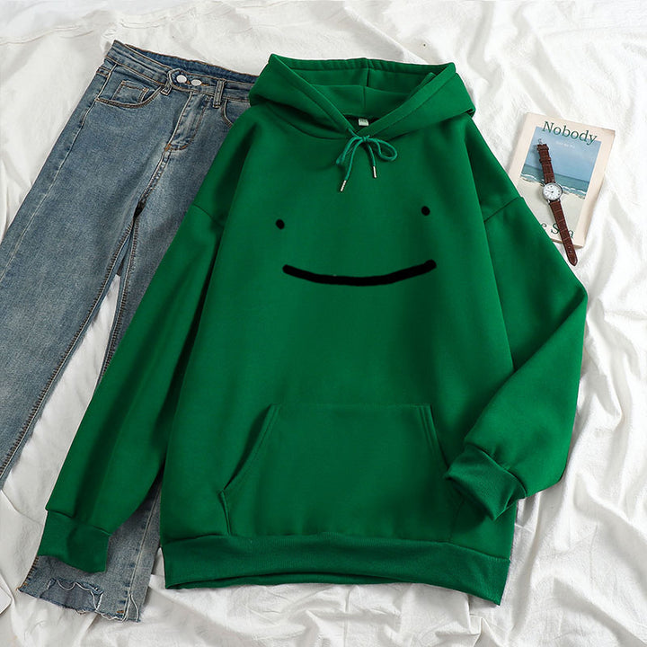 Women's hoodie with casual smiley design Lisslune