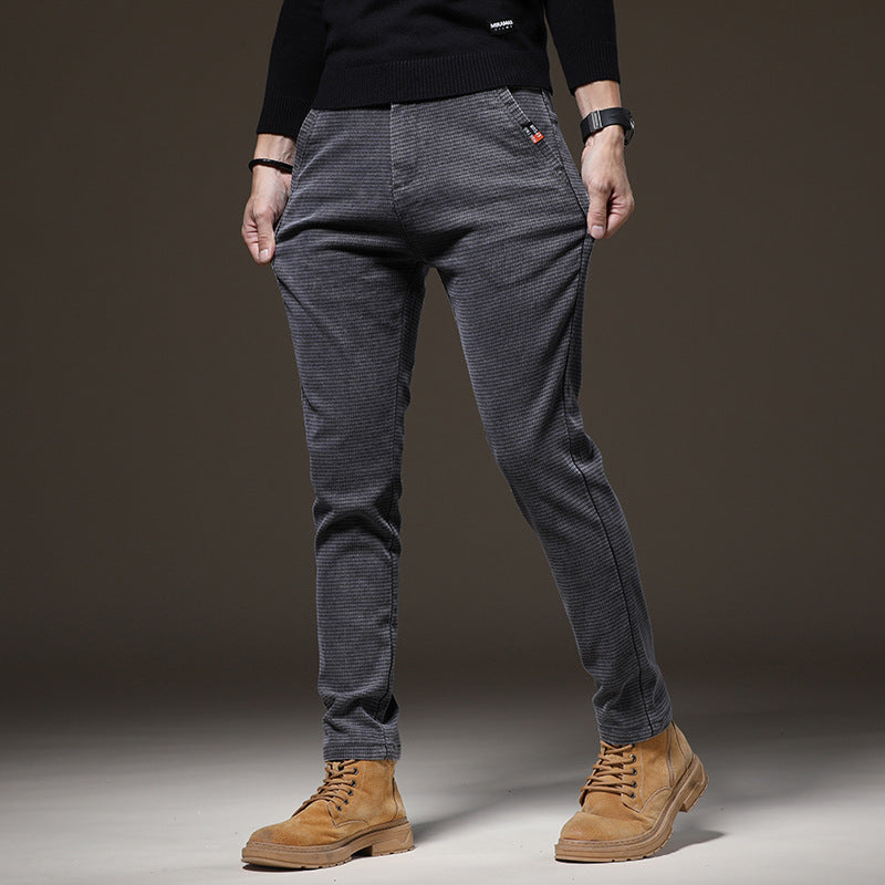 Men's Elegant Casual Pants with Stylish Cut Lisslune