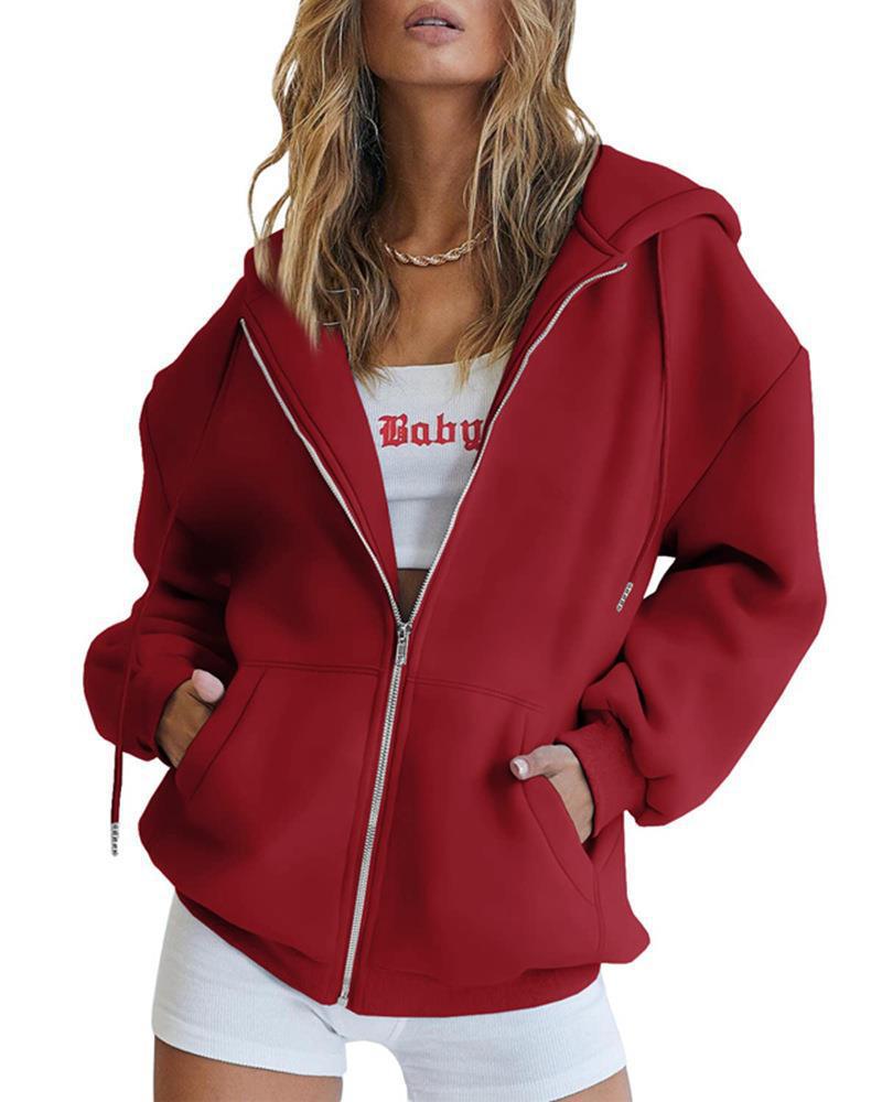 Women Oversized Hoodie Jacket Lisslune