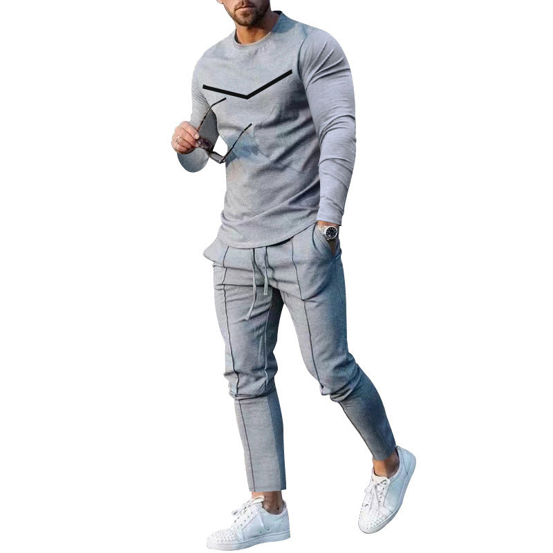 Men's athletic leggings with practical design and breathable function Lisslune
