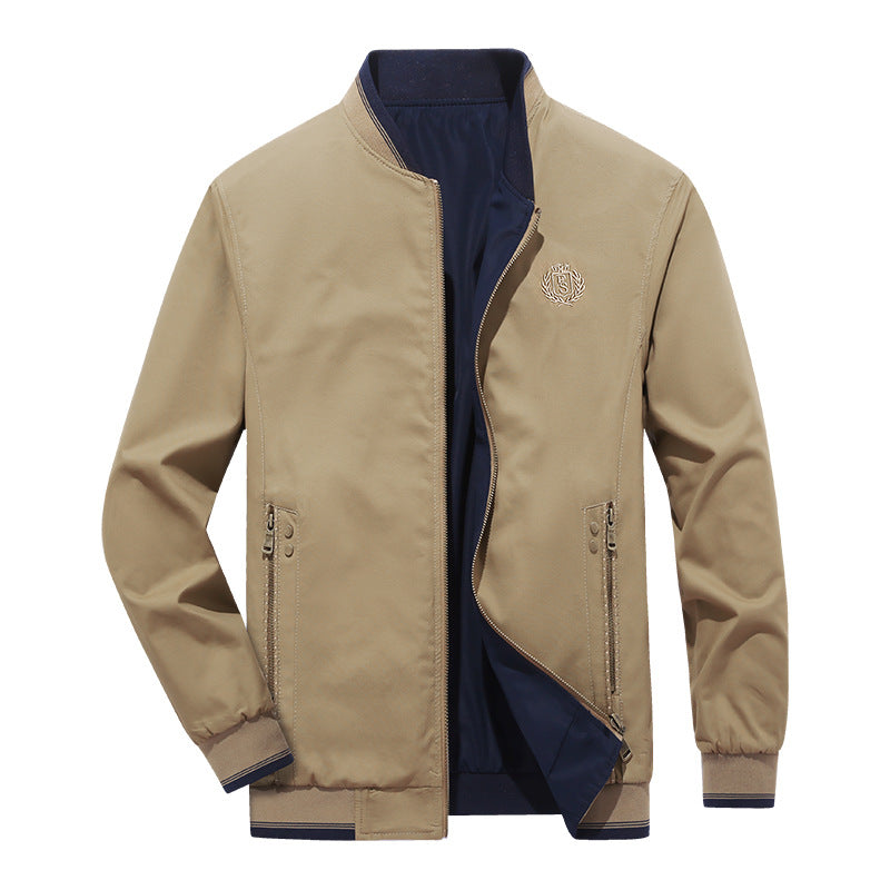 Men's Casual Zip-Up Jacket with Practical Pockets Lisslune