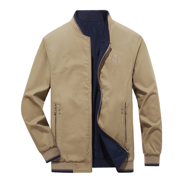 Men's Casual Zip-Up Jacket with Practical Pockets Lisslune