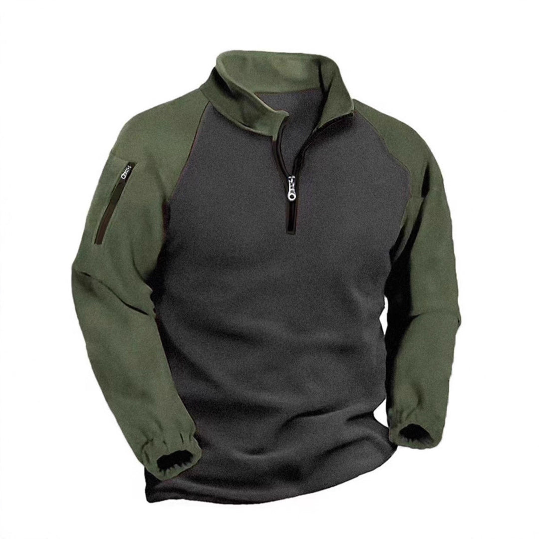 Men's functional pullover with zipper and sporty design Lisslune