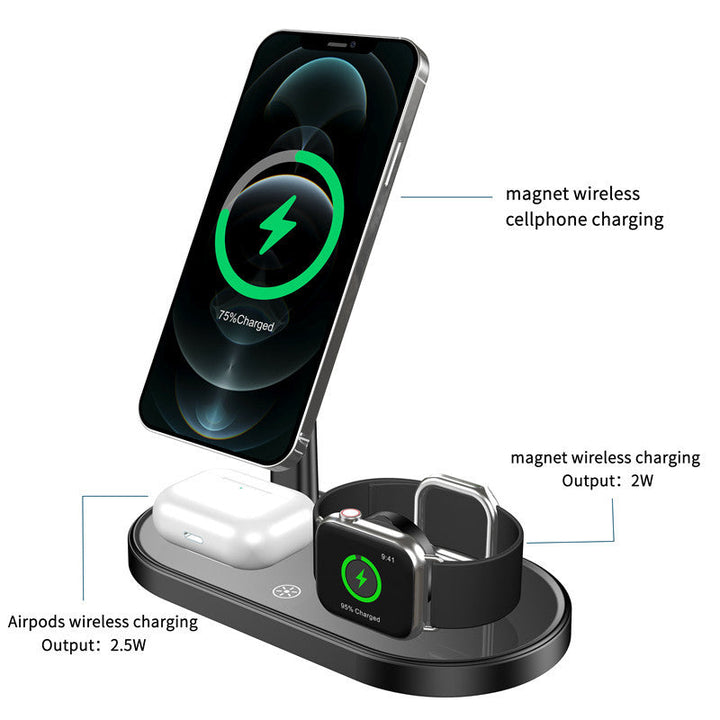 Lisslune | 3-in-1 MagSafe Wireless Charger, effortless, all-in-one charging for your Apple devices