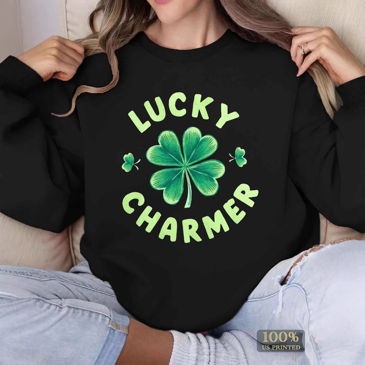 Women's sweatshirt with motivational print and casual fit Lisslune