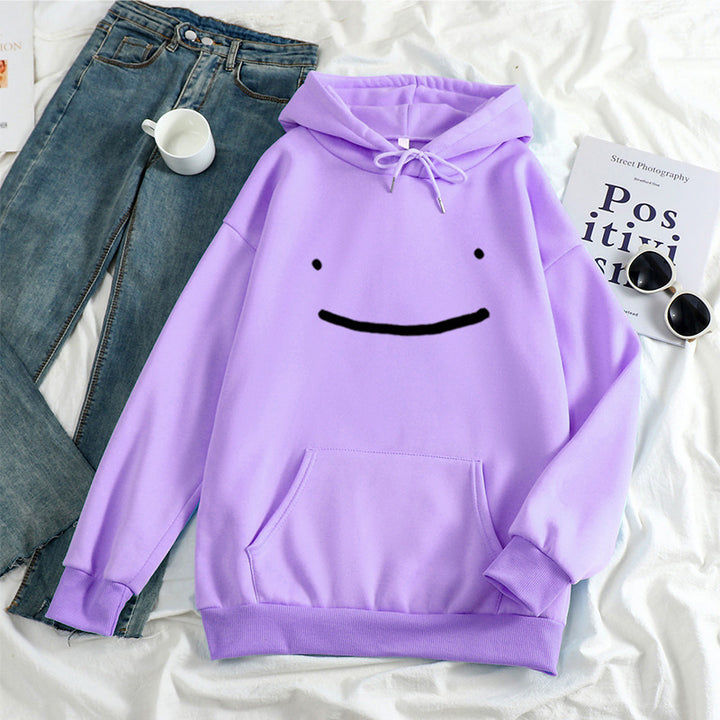 Women's hoodie with casual smiley design Lisslune