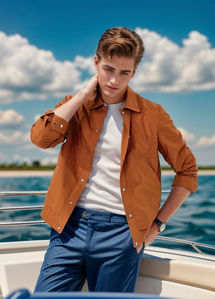 Men's lightweight and stylish transitional jacket Lisslune