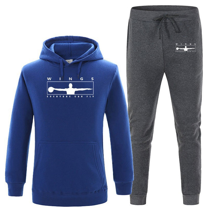 Women's jogging suit with modern logo and comfortable kangaroo pockets Lisslune