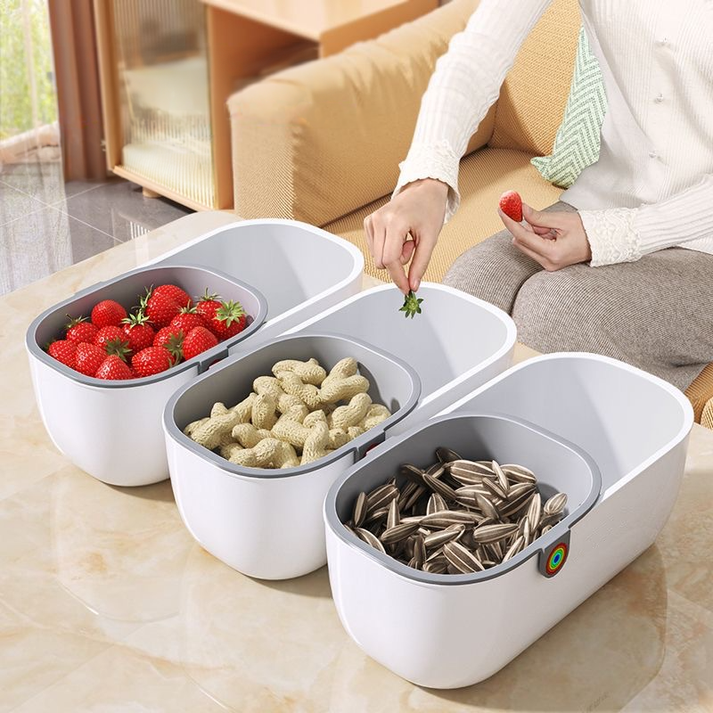 Lisslune | Practical Snack Bowl with 2 Levels