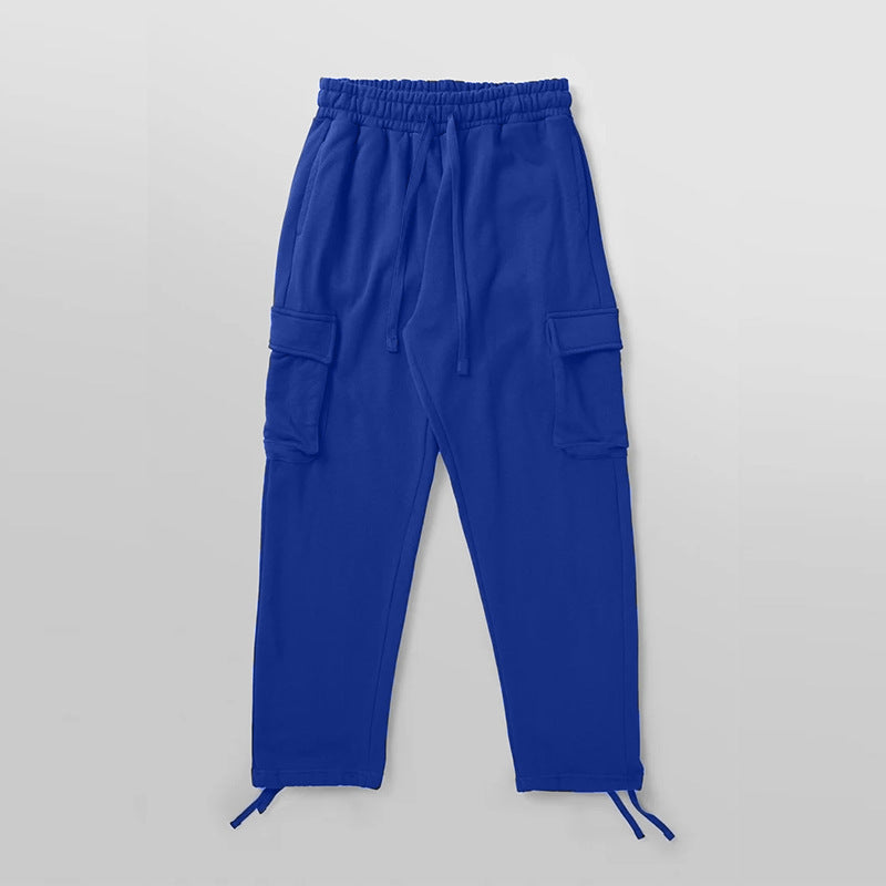 Men's cargo jogging pants with elastic waistband and practical side pockets Lisslune