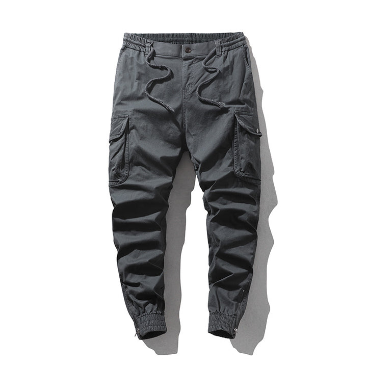 Men's trendy cargo pants with comfortable cuffs and numerous pockets Lisslune