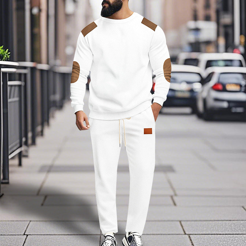 Men's stylish tracksuit set with elastic waistband and practical pockets Lisslune